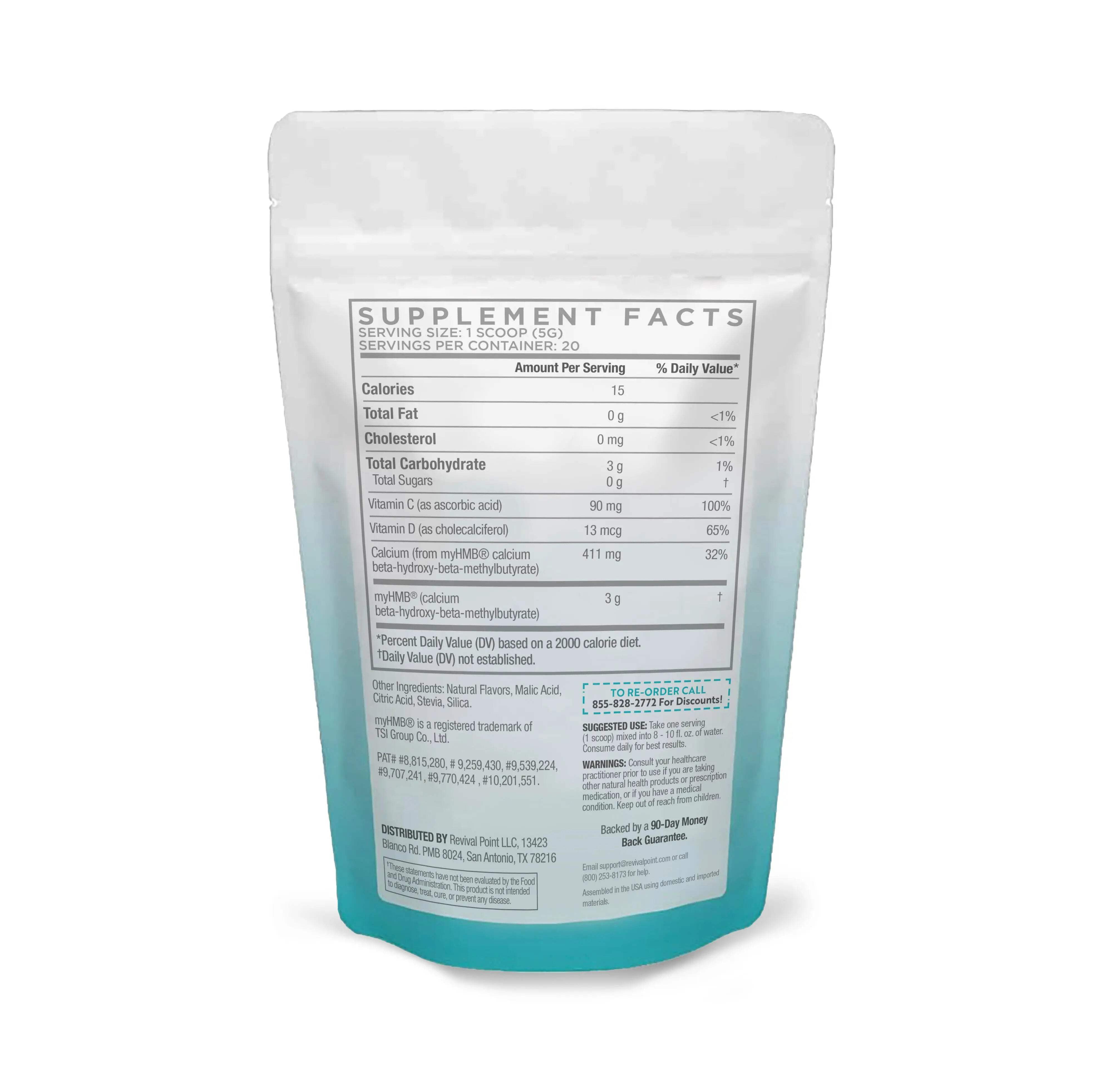 Vital Muscle Boost HMB Supplement Supports Lean Muscle and Aging