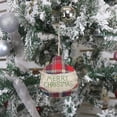 thumbnail image 5 of 4 Pcs Burlap Christmas Ornaments Set, Funny Unique Mini Christmas Tree Ornaments Bulk, Rustic Christmas Decorations Clearance Decor, Small Red Plaid C, 5 of 5