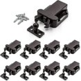 thumbnail image 1 of 8 Pack Push Latchtouch Latch Safe Push Latchrebound Self-locking Deviceopen Catch Lock Drawer Cabinet Catch Touch Latch Cupboard Bedroom, 1 of 5