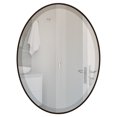 thumbnail image 6 of OVALCREST - Singapore Framed Floating Oval Mirror - Rubbed Black - 12 5/8" x 16 5/8", 6 of 8