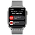 thumbnail image 3 of Restored Apple Watch Series 8 (GPS + Cellular 45mm)Smartwatch with Stainless Steel Case with Milanese Loop Like New, 3 of 5