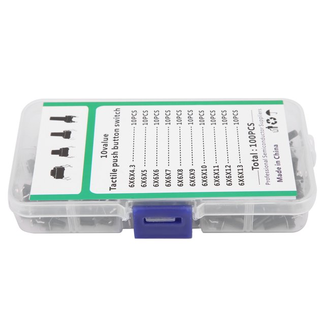 Key Switch, Micro Switch, 10 Kinds Of Switches, High-Accuracy Mechanism Design, for Button Switch Computer Audio Equipment Audio Computer Electronic Product