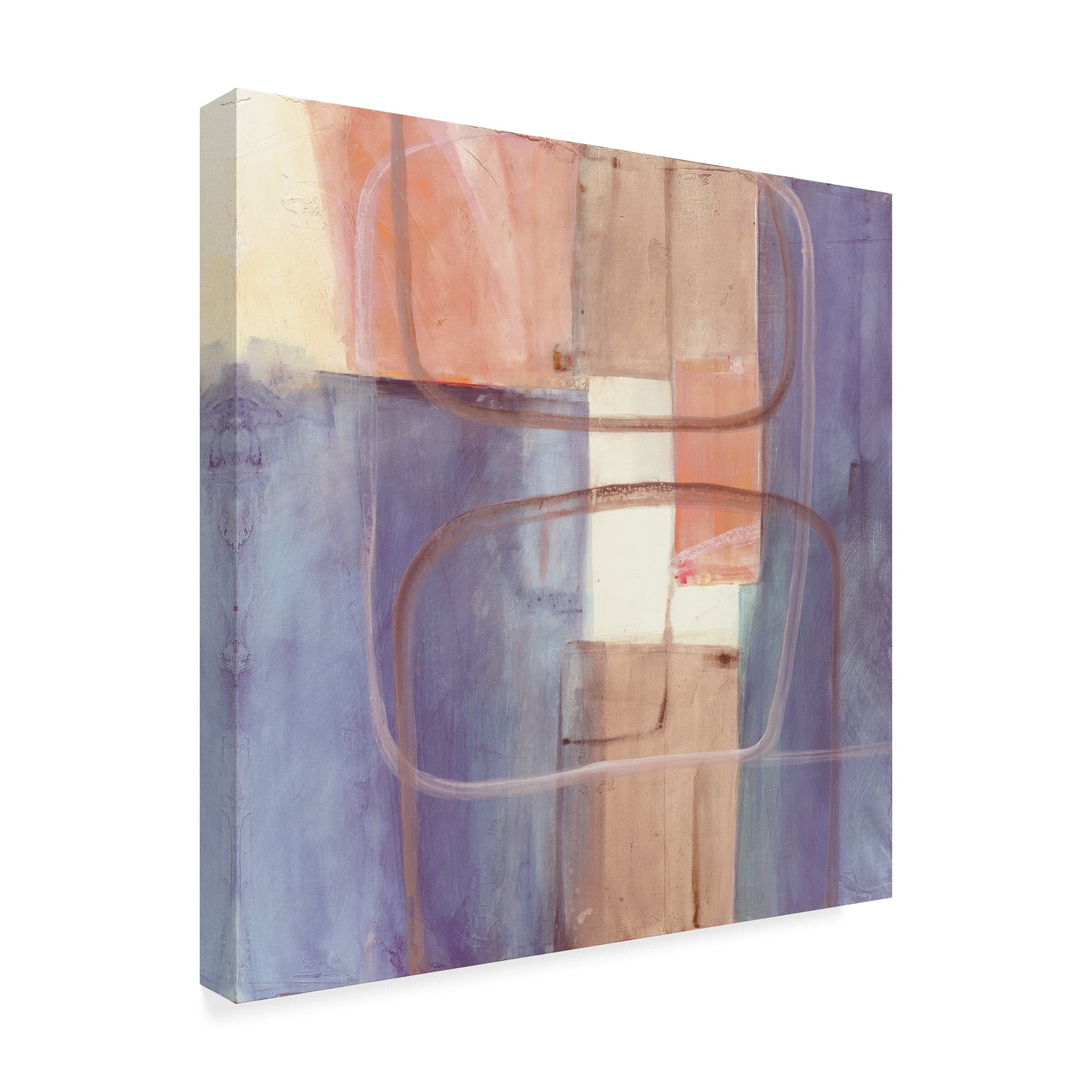 Trademark Fine Art 'Passage II Blush Purple' Canvas Art by Mike Schick
