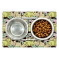 thumbnail image 1 of Fruit Pet Mat for Food and Water, Illustration of Currant Berries and Leafs on Branch in Retro Color Organic Art, Non-Slip Rubber Mat for Dogs and Cats, 18" X 12", by Ambesonne, 1 of 2