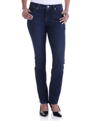 Faded Glory Women's Straight Leg Jeans Available in Regular, Petite ...