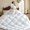 White, variant on Pinch Pleat Goose Down Feathers Fiber Comforter Full/ Size  -Ultra Soft and Cozy Noiseless Duvet Insert with Egyptian  Blend Cover, Warm Comforter White,90"X90"