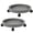 Gray, variant on Gamexcel 2 Pack 13 Inch Heavy-duty Plant Caddy with Casters, Plastic Rolling Plant Stand Saucer Tray Coaster for Plant Pots, Gray