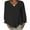 #930 Black, variant on Felirenzacia Women's Shirt Solid Color Casual Top Long Sleeve V-Neck Blouses Cozy Loungewear
