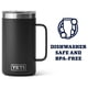 thumbnail image 2 of Taza YETI Rambler 710 ml de acero inoxidable con aislamiento al vacío, color negro, 2 of 6