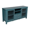 thumbnail image 2 of Flash Furniture Dion 29.75" Buffet Sideboard Storage Cabinet with 3 Shelves Teal (EVCA7515ZZTL), 2 of 12