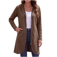 thumbnail image 6 of Lutiedan Womens Zip Up Hoodies Fall Fleece Hooded Sweatshirts Casual Winter Long Sleeve Jacket with Pocket S-XXL, 6 of 8