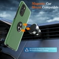 thumbnail image 5 of for Moto G 5G 2022 Case with HD Screen Protector, [Military Grade] Shockproof Protection Case with 360° Magnetic Built-in Ring Holder Kickstand Phone Case for Motorola Moto G 5G 2022, Green, 5 of 14