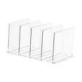 thumbnail image 2 of jifeng Acrylic Shelf Dividers Portable Adjustable Sturdy Multipurpose Clothes Partition Board Separators for Kitchen Handbags Purses 5 Pieces, 2 of 7