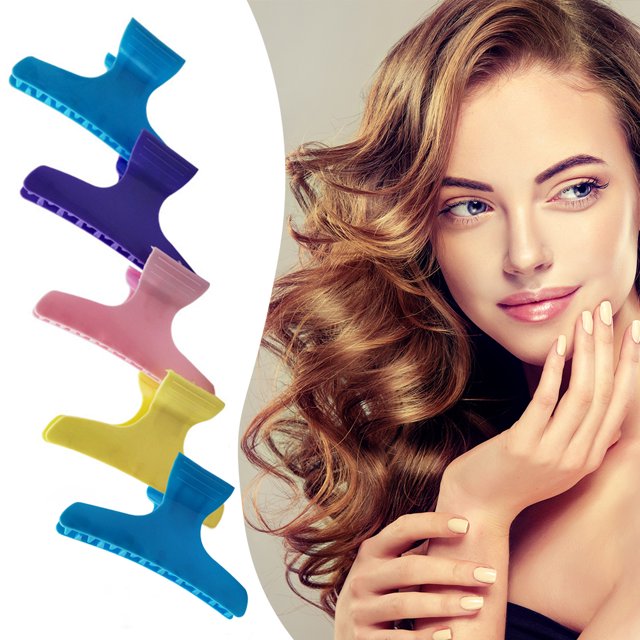 12 pinzas para el pelo de mariposa horquillas para el pelo Ndcxsfigh abrazadera de garra para la sección del pelo