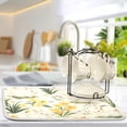 thumbnail image 5 of Yayeee Dish Drying Mat for Kitchen Counter 16"x18" Microfiber Absorbent Pad, White Rabbits, 5 of 7