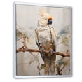 thumbnail image 2 of Designart "Elegance In Beige Parrot Feathers" Parrot Floater Framed Canvas Prints, 2 of 5