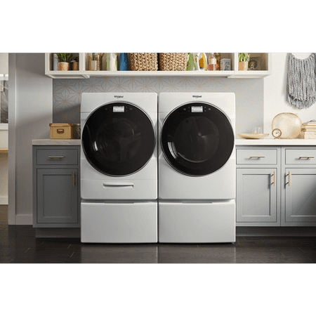 Whirlpool - 7.4 Cu. Ft. 36-Cycle Gas Dryer with Steam - White