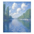 thumbnail image 6 of Yayeee Magnetic Dishwasher Cover for The Front Decoration Home Kitchen Machine Sticker Protector, Blue Sky and River, 6 of 6