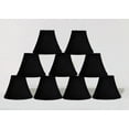 thumbnail image 2 of Urbanest Burlap Bell Chandelier Shade, 3x6x5", Black, Set of 9, 2 of 2