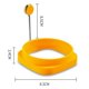 thumbnail image 2 of Fried Egg Mold High Temperature Resistance Flexible Food Grade Double-sided Square Round Egg Fryer Mould for Home Kaesi, 2 of 2