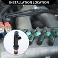 thumbnail image 2 of Inyector de combustible Unique Bargains No.25313185 para GMC Envoy 2002-2005 4.2L Negro, 2 of 6