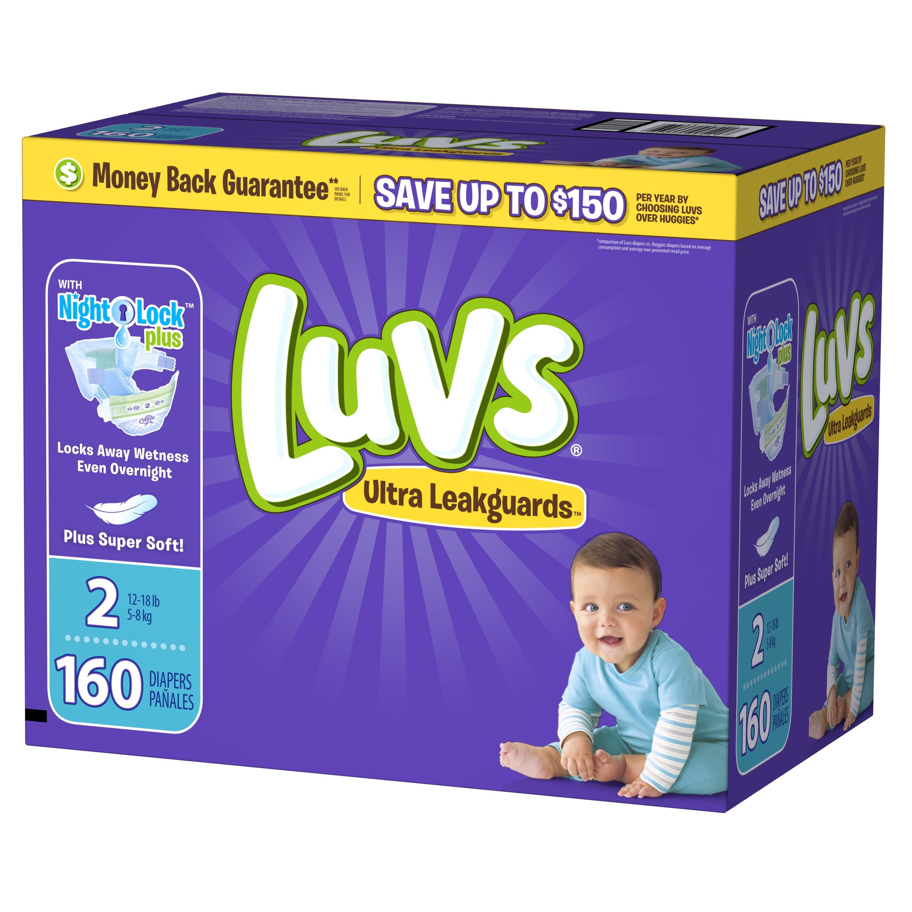 walmart luvs pampers