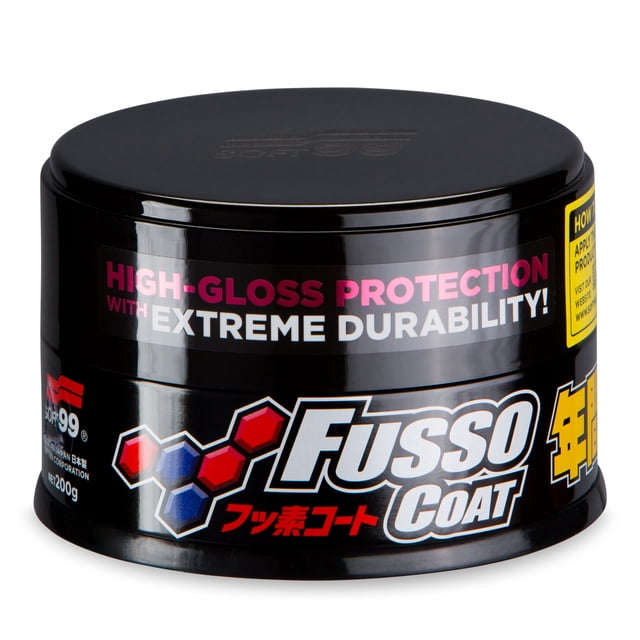Cera para Auto Soft99 Fusso 12 Meses Impermeable para Colores Oscuros