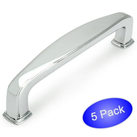 Cosmas 4389CH Polished Chrome Modern Cabinet Hardware Handle Pull - 3