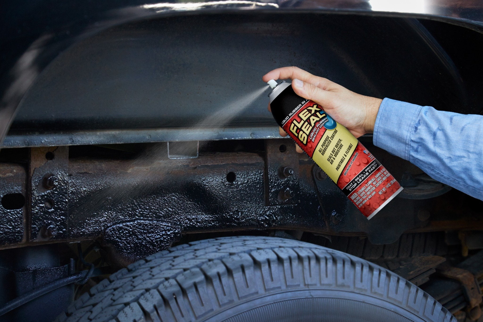 Flex Seal Aerosol Black 14 oz Rubberized Waterproof Sealant