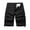 Black, variant on Leesechin Mens Shorts Cargo Workwear Classic Relaxed Casual Half Shorts