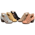 thumbnail image 3 of Brinley Co. Comfort Distressed Caged Bootie (Women's), 3 of 8