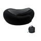 thumbnail image 1 of Almohada de viaje con soporte para el cuello y reposacabezas ergonómico, funda extraíble, almohada suave para el cuello y reposacabezas para el hogar, Negro, 1 of 7