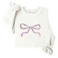 thumbnail image 4 of Women's Oversized Crewneck Sweatshirts Cute Bow Knot Graphic Long Sleeve Pullover Tops Y2k Hoodies, 4 of 4