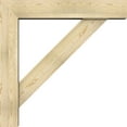 thumbnail image 3 of Ekena Millwork 8"W x 42"D x 42"H Traditional Block Rough Sawn Bracket w/ Offset Brace, Douglas Fir, 3 of 25