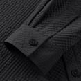 thumbnail image 5 of jjayotai Mens Button down Shirt Casual Untucked Shirts Long Sleeve Dress Shirt with Pocket, 5 of 6