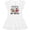 AA-White, variant on Inktastic Promoted to Big Sister with Flowers Girls Baby Dress