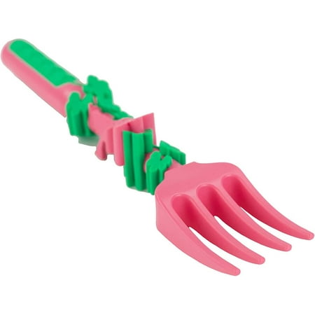 Constructive Eating Made in USA Garden Fairy Set of 3 Utensils for Toddlers, Infants, Babies and Kids - Made With Materials Tested for Safety