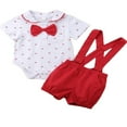 thumbnail image 2 of 2PCS/Set Baby Boy Clothes Romper+Pants Shorts Outfit Set, 2 of 4