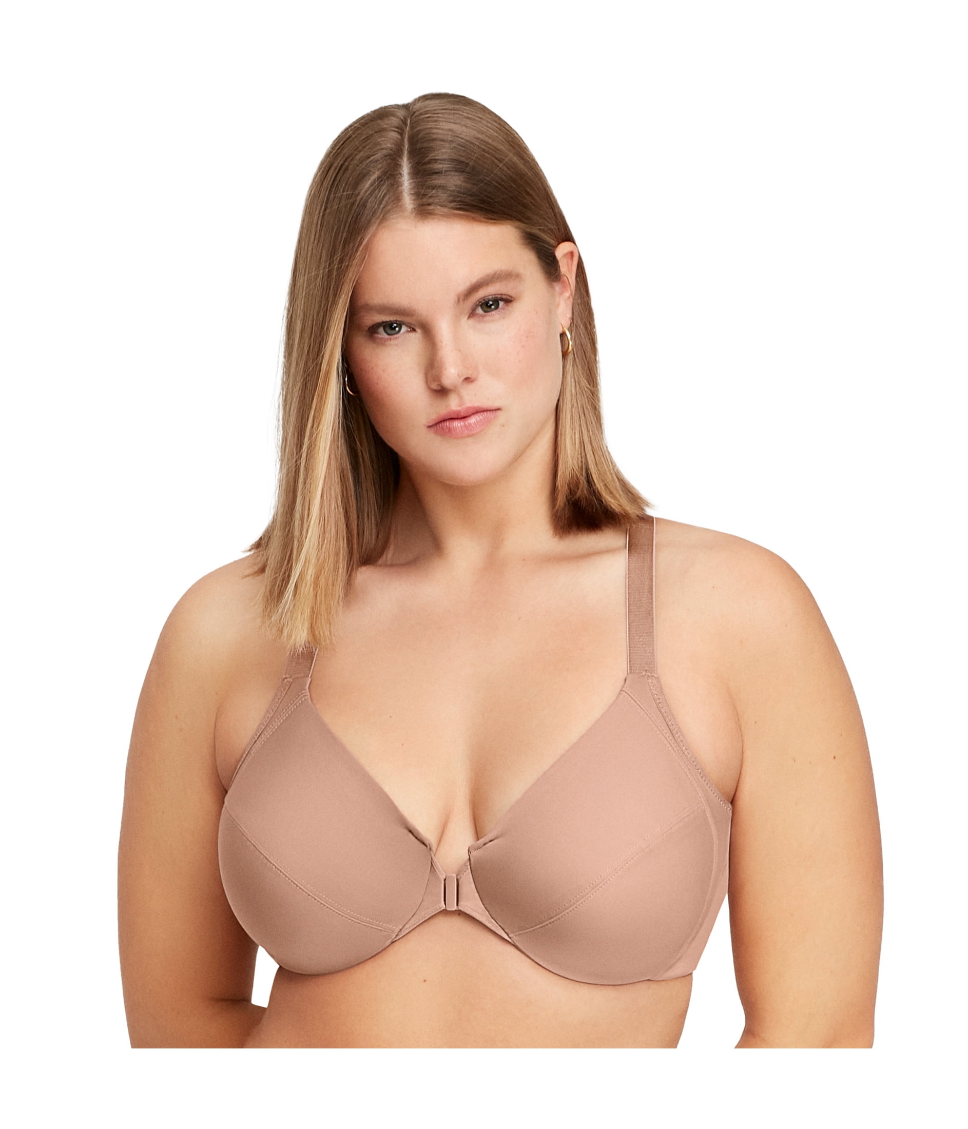 Glamorise Front-Closure Smoothing WonderWire Underwire Bra 1247 (Women's & Women's Plus)
