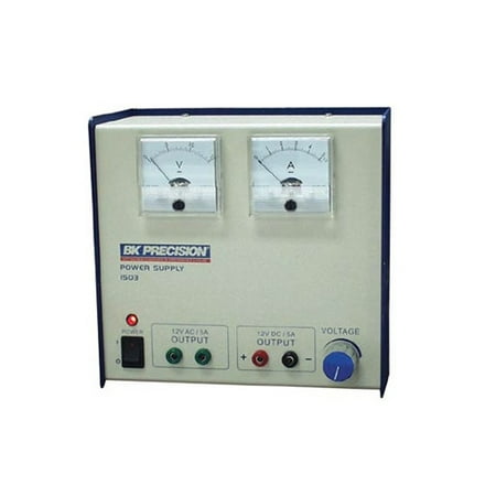 BK Precision 1503 Analog Display Power Supply 12VAC / 5A 1-12VDC / 5A