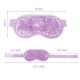 thumbnail image 4 of Máscara para ojos de gel de refrigeración, 2 unidades de almohadilla para ojos en gel reutilizable y compresa fresca para ojos hinchados y ojos secos, máscara de hielo para ojos fríos, paquete de gel Afortunado Sencillez, 4 of 5