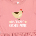thumbnail image 4 of Inktastic Backyard Chicken Farmer Girls Toddler Dress, 4 of 5