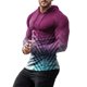 thumbnail image 2 of Men Pullover Hoodies Hooded Sweatshirts Jumper Muscle Activewear Sports Tops, 2 of 8
