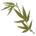 thumbnail image 4 of KAKOWELY embroidery patch Leaf Design Patch Embroidered Bamboo Leaf Element Cloth Iron On Clothes Patch Decor6.1"X2.95"X0.08", 4 of 4