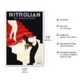 thumbnail image 2 of Nitrolian Paint Company - Fast Drying Paint (Sec Aussitôt Peint) - Vintage French Advertising Poster by Leonetto Cappiello c.1929 - Master Art Print (Unframed) 13in x 19in, 2 of 4