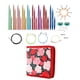 thumbnail image 3 of Juego de agujas de tejer circulares, herramienta para manualidades, aguja de ganchillo intercambiable profesional desmontable para coser calcetines, 3 of 9
