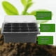 thumbnail image 5 of 12-Cell Seed Trays with Lids, 8-Pack Plastic Plant Propagation Kits for Seedlings, 5 of 5