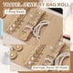 thumbnail image 5 of Bolsa de Joyería de Viaje Uxcell, Organizador Plegable con Cierre de Lazo para Aretes, Collares, Anillos, Pulseras, Regalos del Día de San Valentín, 5 of 7