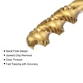 thumbnail image 3 of Unique Bargains 1/4-20 UNC High Speed Steel Machine 3 Spiral Flutes Thread Tap Titanium Plated, 3 of 5
