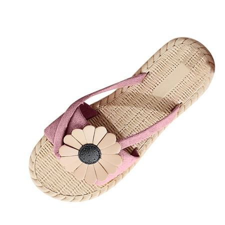 

TWIFER Womens Shoes Sandals Women Fashion Spring Summer Casual Sandals Sunflower Flat Beach Flat Slippers Shoe